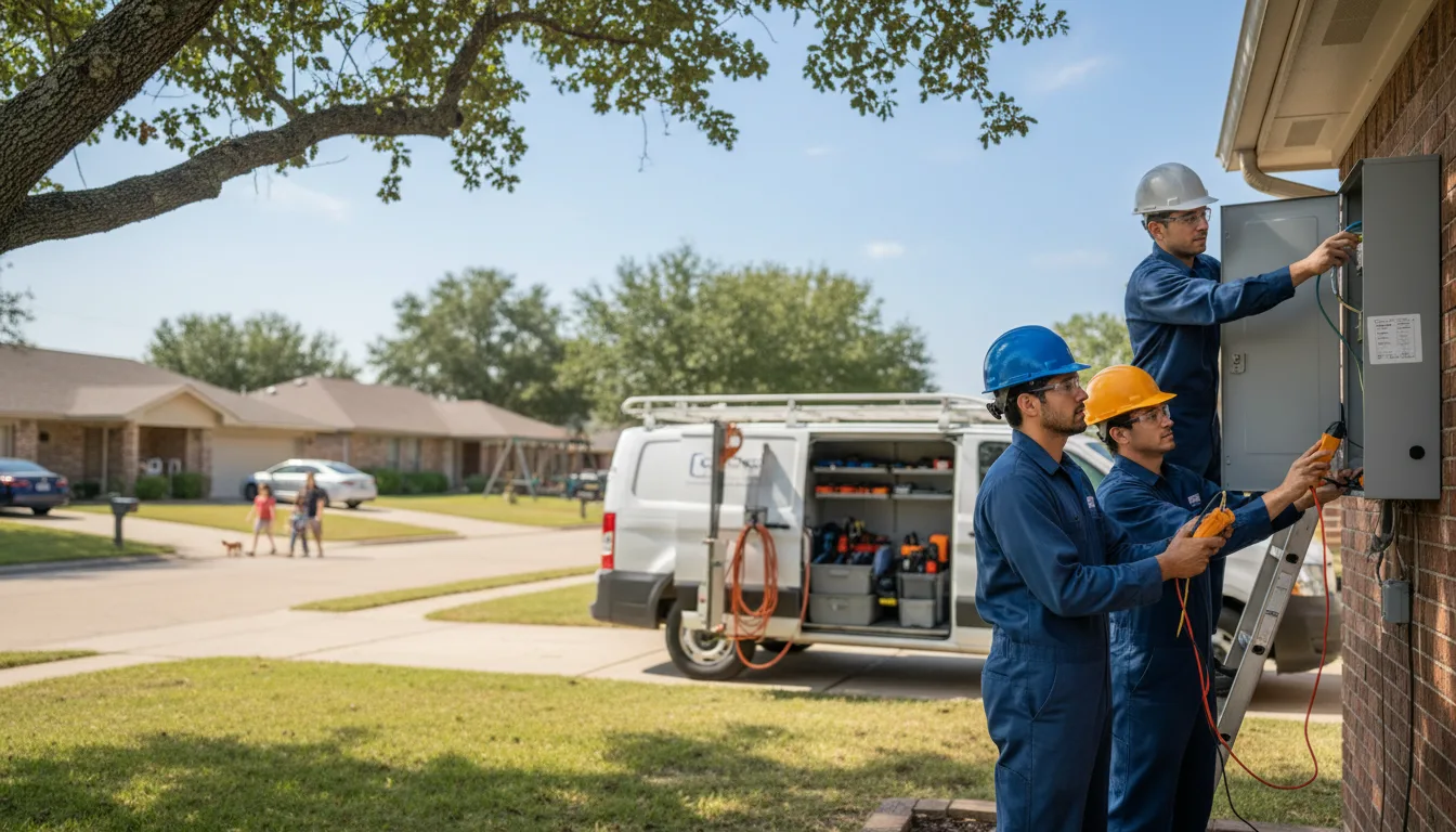 Certified electrician providing emergency electrical services in Van Horn, TX